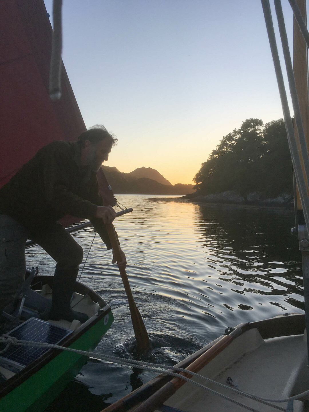 Sculling at Twilight